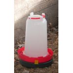 drinkbak verwarmer in kippenhok