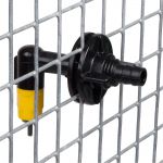 drinknippel kippen en vogels met vleugelmoer