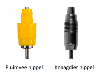 drinknippel knaagdier en pluimvee